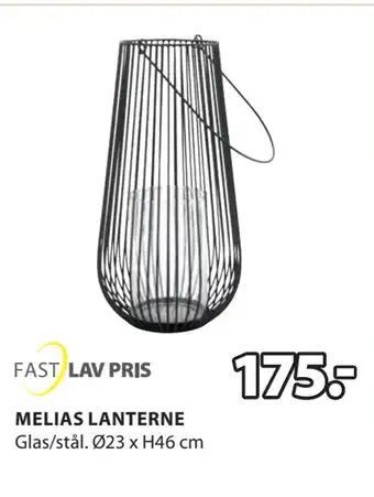 JYSK MELIAS LANTERNE tilbud