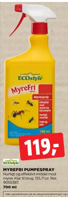 jem & fix MYREFRI PUMPESPRAY tilbud