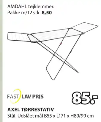 JYSK AXEL TØRRESTATIV tilbud