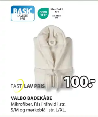 JYSK VALBO BADEKÅBE tilbud