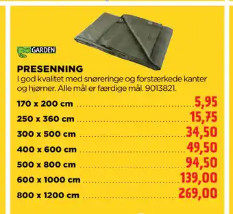 jem & fix PRESENNING tilbud