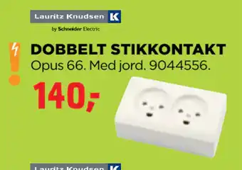 jem & fix DOBBELT STIKKONTAKT tilbud