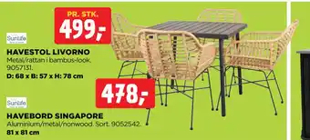 jem & fix HAVESTOL LIVORNO tilbud