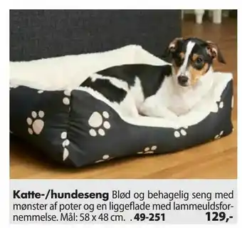 Biltema Katte-/hundeseng tilbud