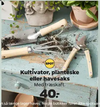 Kultivator, planteske eller havesaks