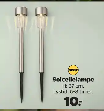 Netto Solcellelampe tilbud
