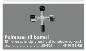 Biltema Polrenser til batteri tilbud