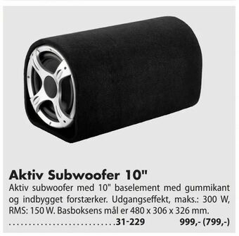 Aktiv Subwoofer 10"