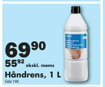 Håndrens, 1 L