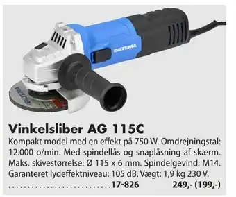 Vinkelsliber AG 115C