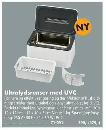 Biltema Ultralydsrenser med UVC tilbud