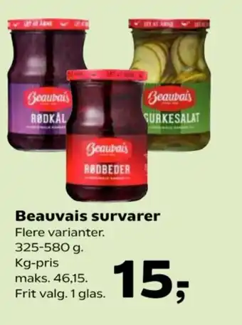 Kvickly Beauvais survarer tilbud