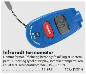 Biltema Infrarødt termometer tilbud