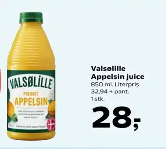 Kvickly Valsølille Appelsin juice tilbud