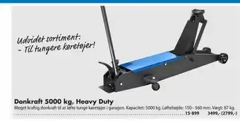 Donkraft 5000 kg, Heavy Duty