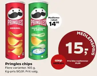 Kvickly Pringles chips tilbud