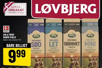 Løvbjerg ARLA FRISK DANSK MÆLK tilbud