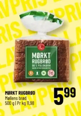 Løvbjerg MØRKT RUGBRØD tilbud