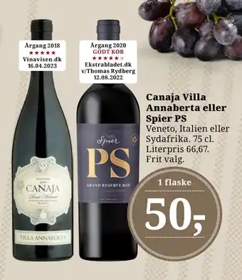 Canaja Villa Annaberta eller Spier PS