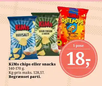 KiMs chips eller snacks