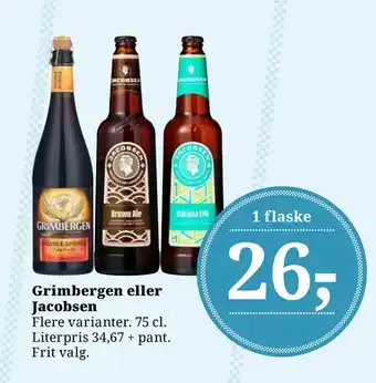 Dagli'Brugsen Grimbergen eller Jacobsen tilbud
