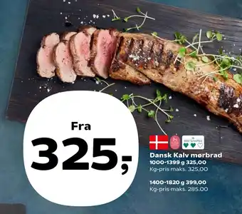 Kvickly Dansk Kalv mørbrad tilbud