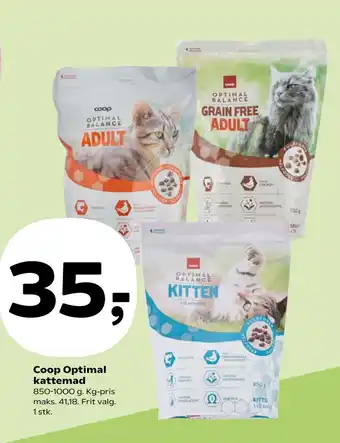 Kvickly Coop Optimal kattemad tilbud