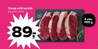 SuperBrugsen Coop entrecote tilbud