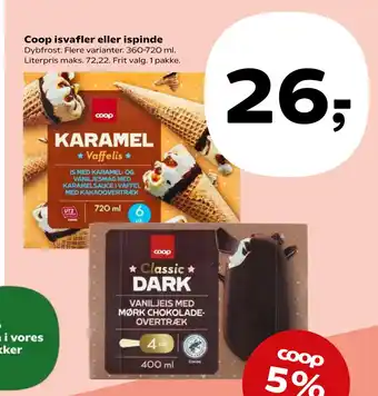 SuperBrugsen Coop isvafler eller ispinde tilbud