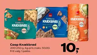 SuperBrugsen Coop Knækbrød tilbud
