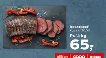 SuperBrugsen Roastbeef tilbud