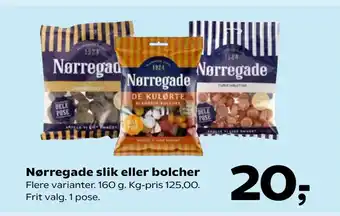 SuperBrugsen Nørregade slik eller bolcher tilbud