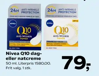 Nivea Q10 dag- eller natcreme