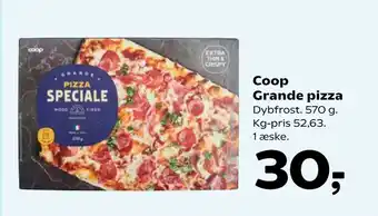 SuperBrugsen Coop Grande pizza tilbud