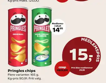 SuperBrugsen Pringles chips tilbud