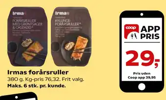 SuperBrugsen Irmas forårsruller tilbud