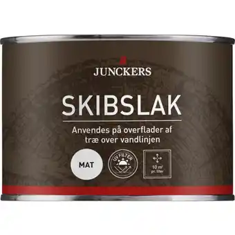 Bauhaus Junckers skibslak mat 3/8 l tilbud