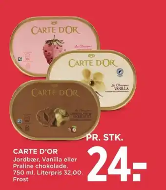 MENY CARTE D'OR tilbud