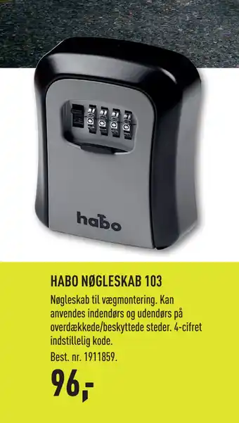 Johannes Fog HABO NØGLESKAB 103 tilbud