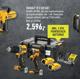 Johannes Fog DEWALT 18 V XR SÆT tilbud