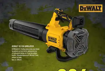 Johannes Fog DEWALT 18 V XR LØVBLÆSER tilbud