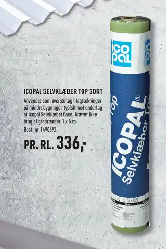 ICOPAL SELVKLÆBER TOP SORT