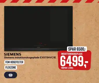 Skousen Siemens induktionskogeplade EX875HVC1E tilbud