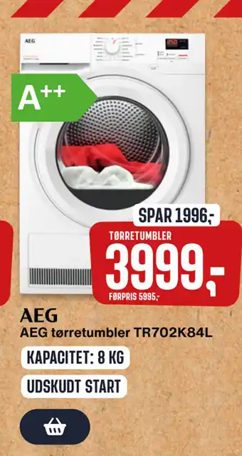 Skousen AEG tørretumbler TR702K84L tilbud