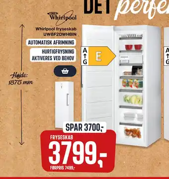 Skousen Whirlpool fryseskab tilbud