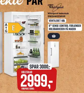 Skousen Whirlpool køleskab tilbud