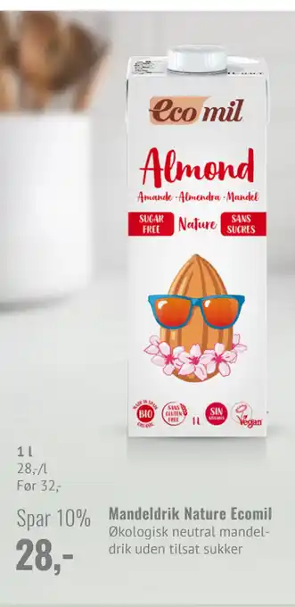 Helsam Mandeldrik Nature Ecomil tilbud