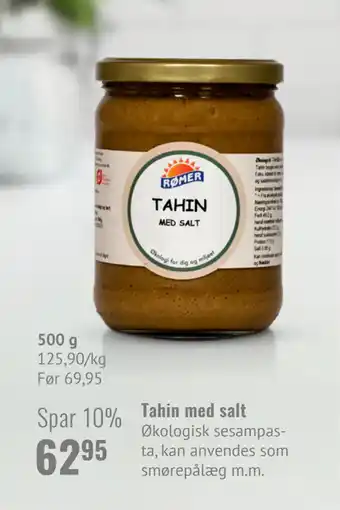 Helsam Tahin med salt tilbud
