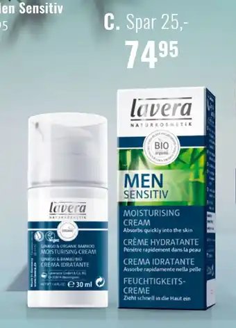 Helsam Moisturising Cream Men Sensitiv tilbud