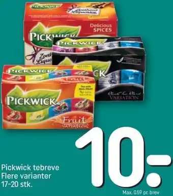 REMA 1000 Pickwick Tebreve 17-20 Stk tilbud
